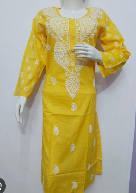 Elegant Pure Cotton Chikankari Kurti in Berlin