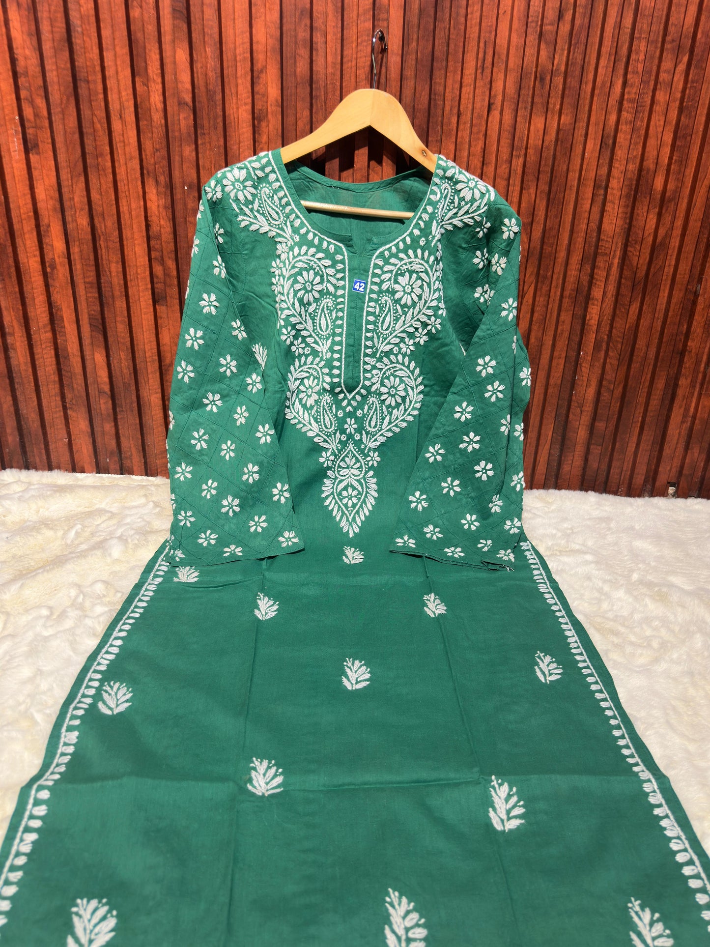 Pure Cotton Chikankari handwork Kurti in Germany