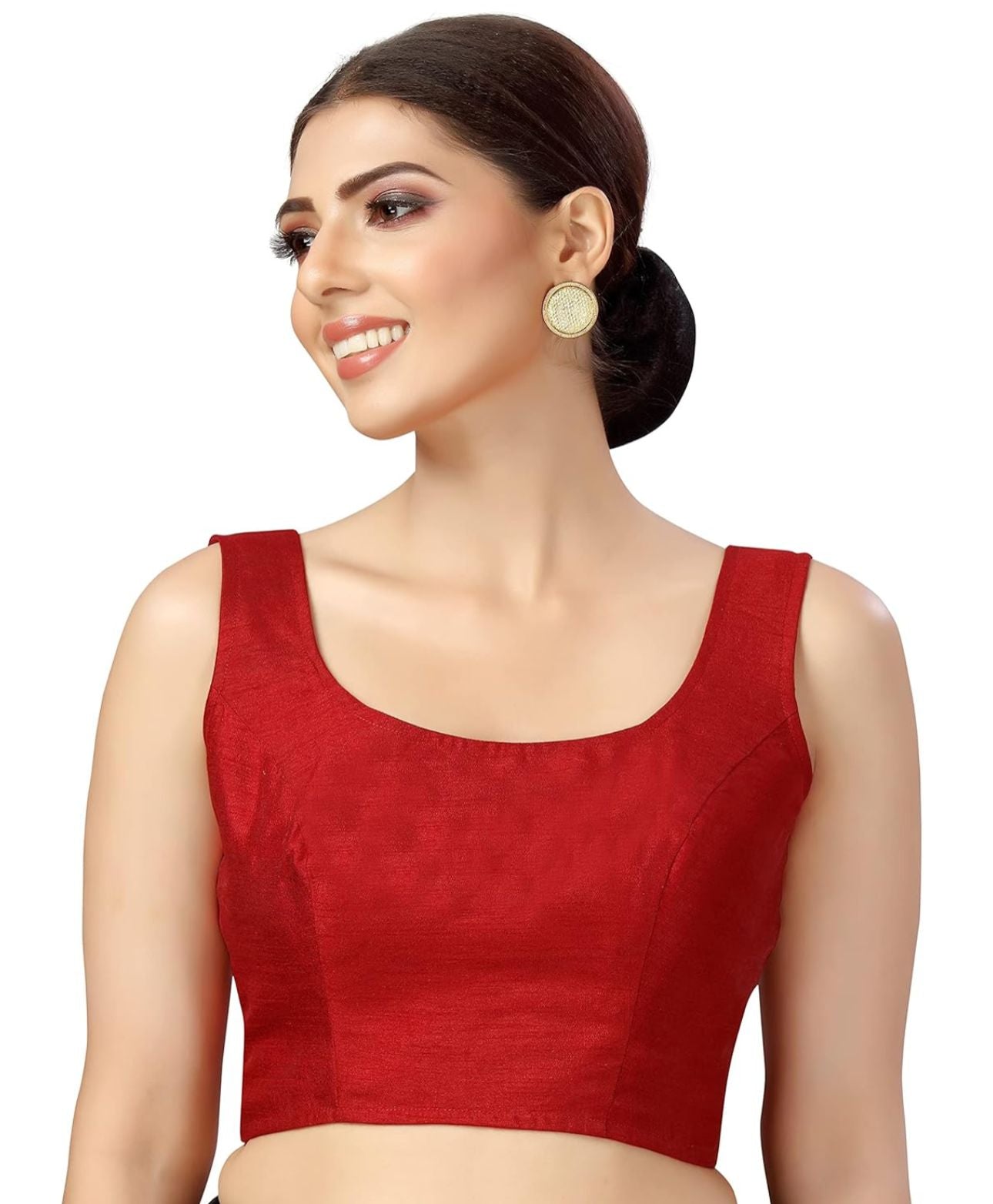 Women's Readymade Art Silk Sleeveless Saree Blouse in Berlin