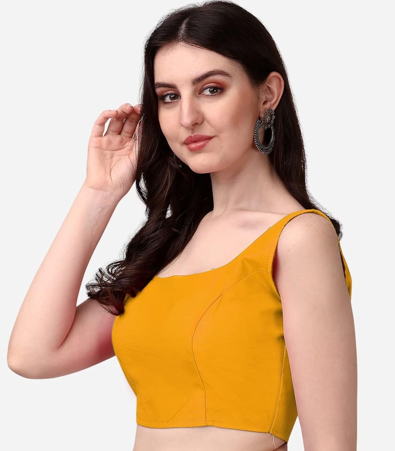 Women's Readymade Art Silk Sleeveless Saree Blouse in Munich