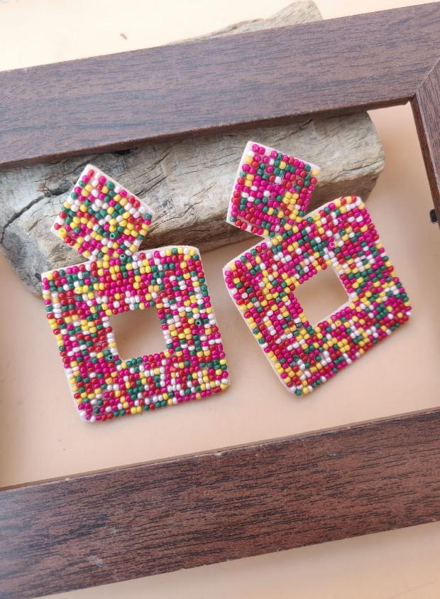 Hand crafted embroidery designer Earrings for girls and Women in Germany