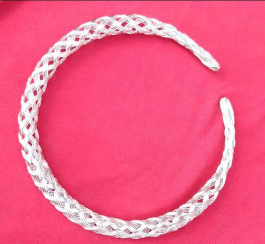 Non Brass Zoya Silver Hasli Choker Necklace in Germany