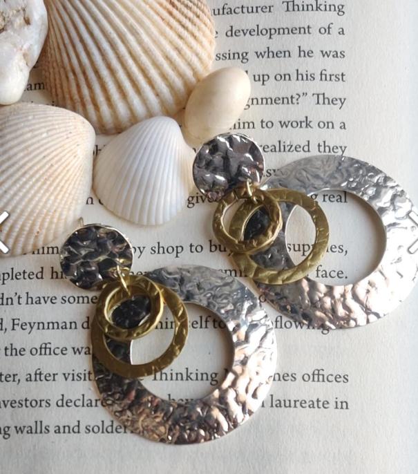 Dangle Earring Bold Metallic Silver Geometric Earrings for a Statement Look in Germany