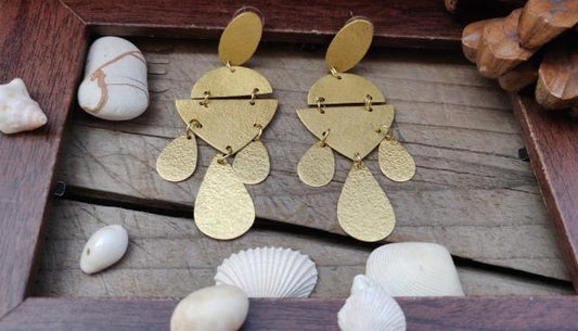 Premium Quality Brass Handmade Designer Light Weight Earring for Women and Girls in Germany