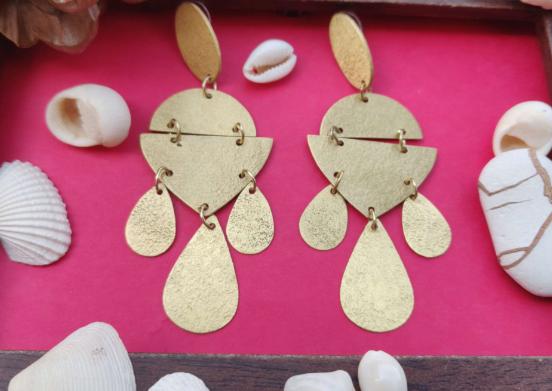Premium Quality Brass Handmade Designer Light Weight Earring for Women and Girls in Germany