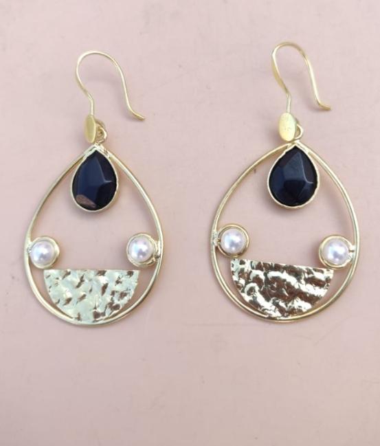 Brass Earrings in Berlin