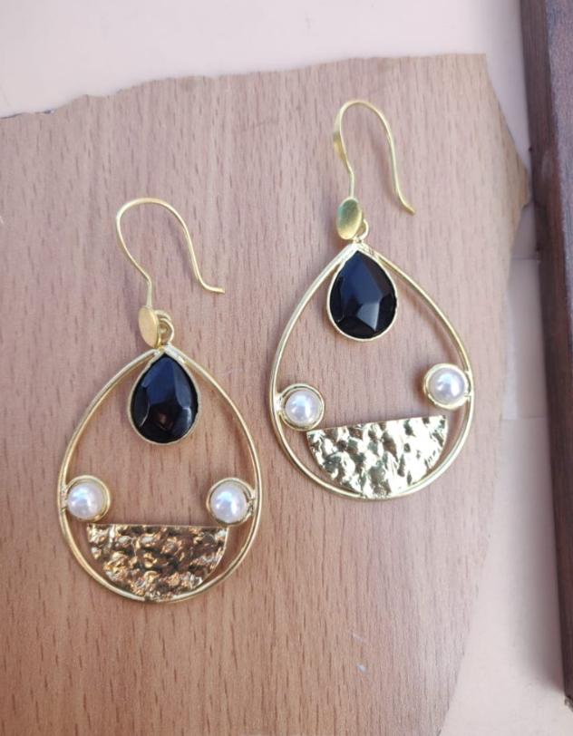 Brass Earrings in Berlin