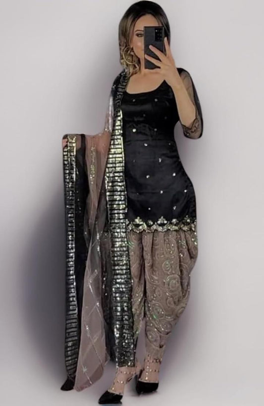 WOMEN'S Georgette Stitched Dhoti and Kurta in Germany