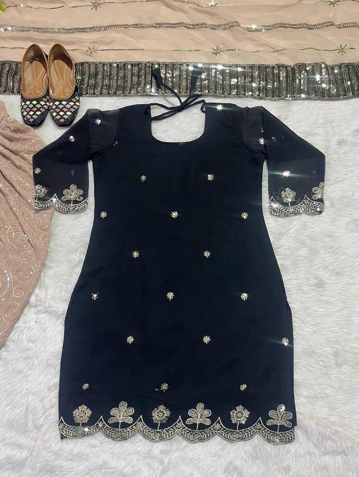 WOMEN'S Georgette Stitched Dhoti and Kurta in Germany