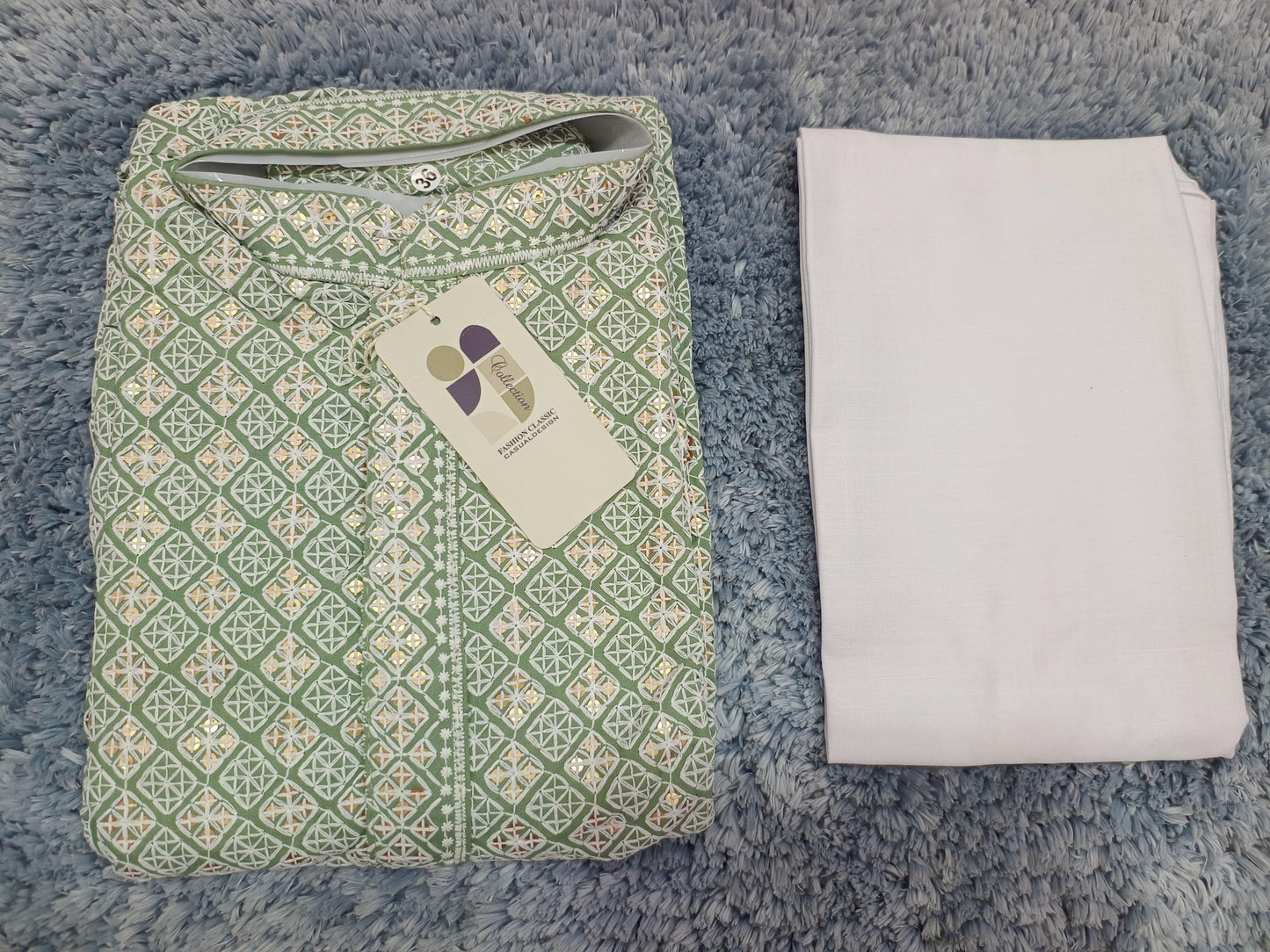 MENS CHIKENKARI HEAVY RAYON KURTA IN BERLIN