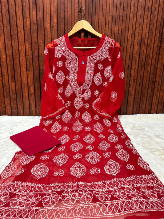 Georgette Ethnic Kurti in Germany