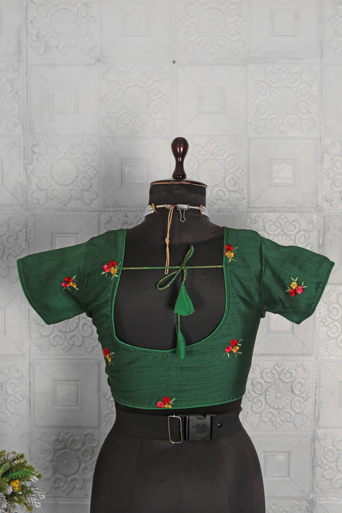 Chanderi Silk Saree with stitched blouse in Munich
