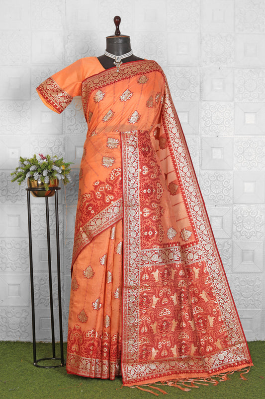 Woven Silk Blend Saree in Germany