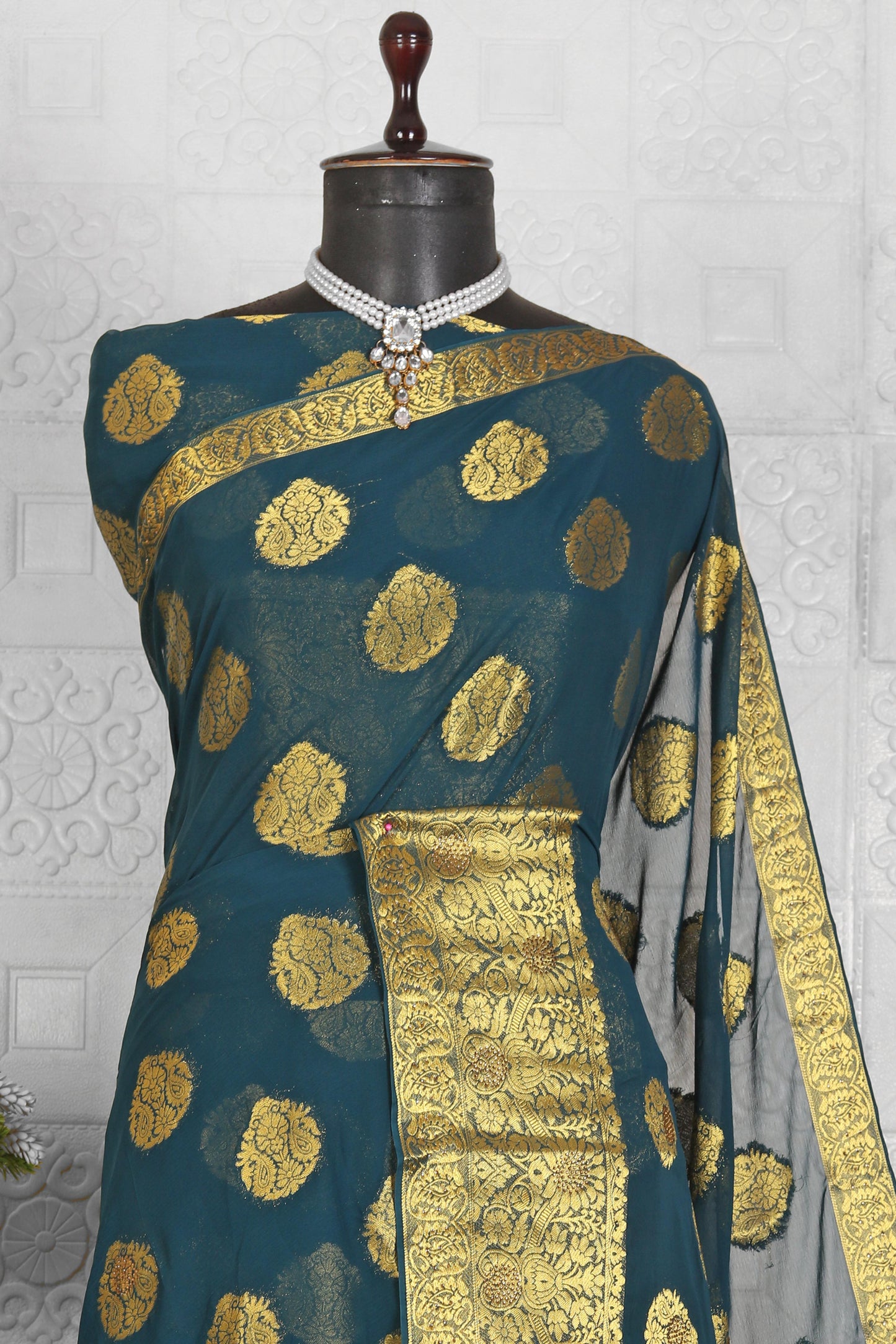 Women Chanderi Silk Saree in Germany