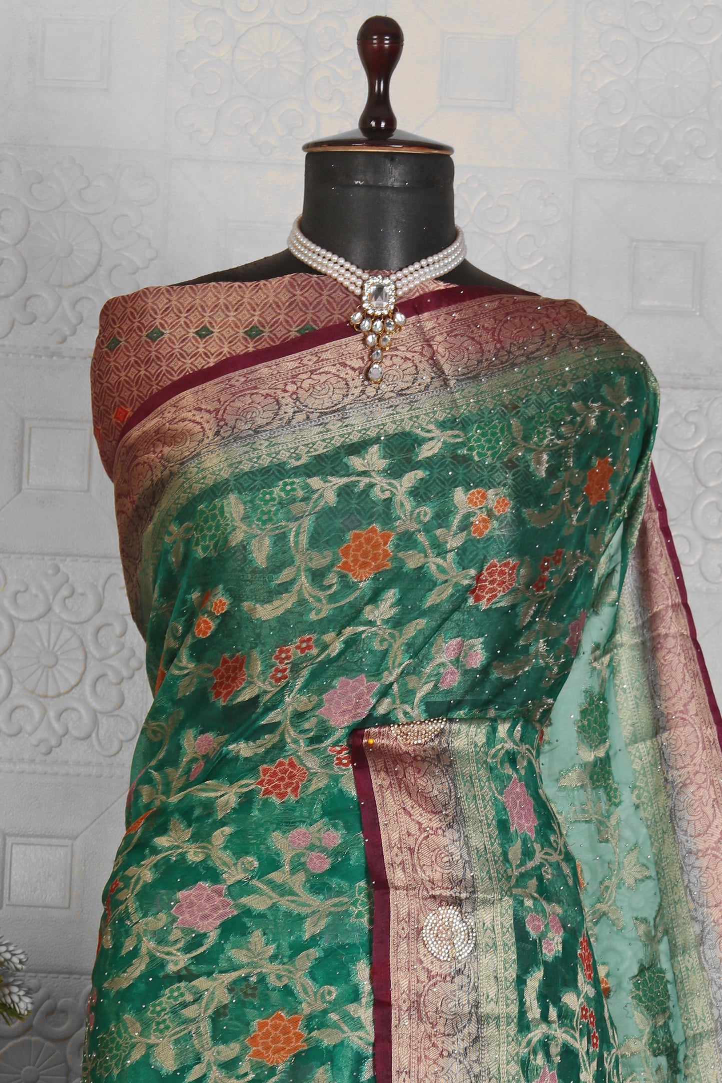 Beautiful Chanderi Silk Saree in Munich