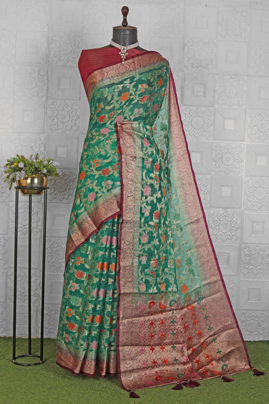 Beautiful Chanderi Silk Saree in Munich