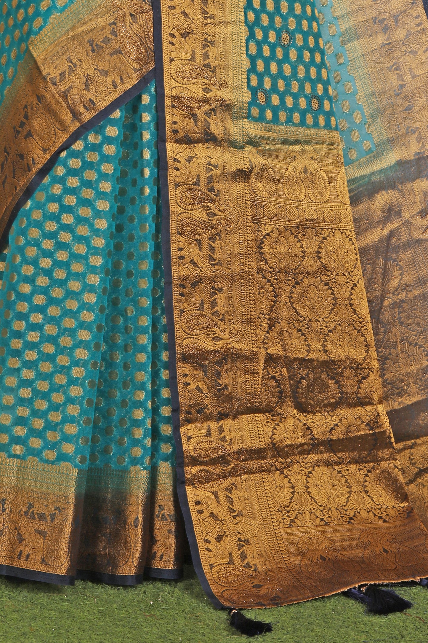 Chanderi Silk Saree with stitched blouse in Germany