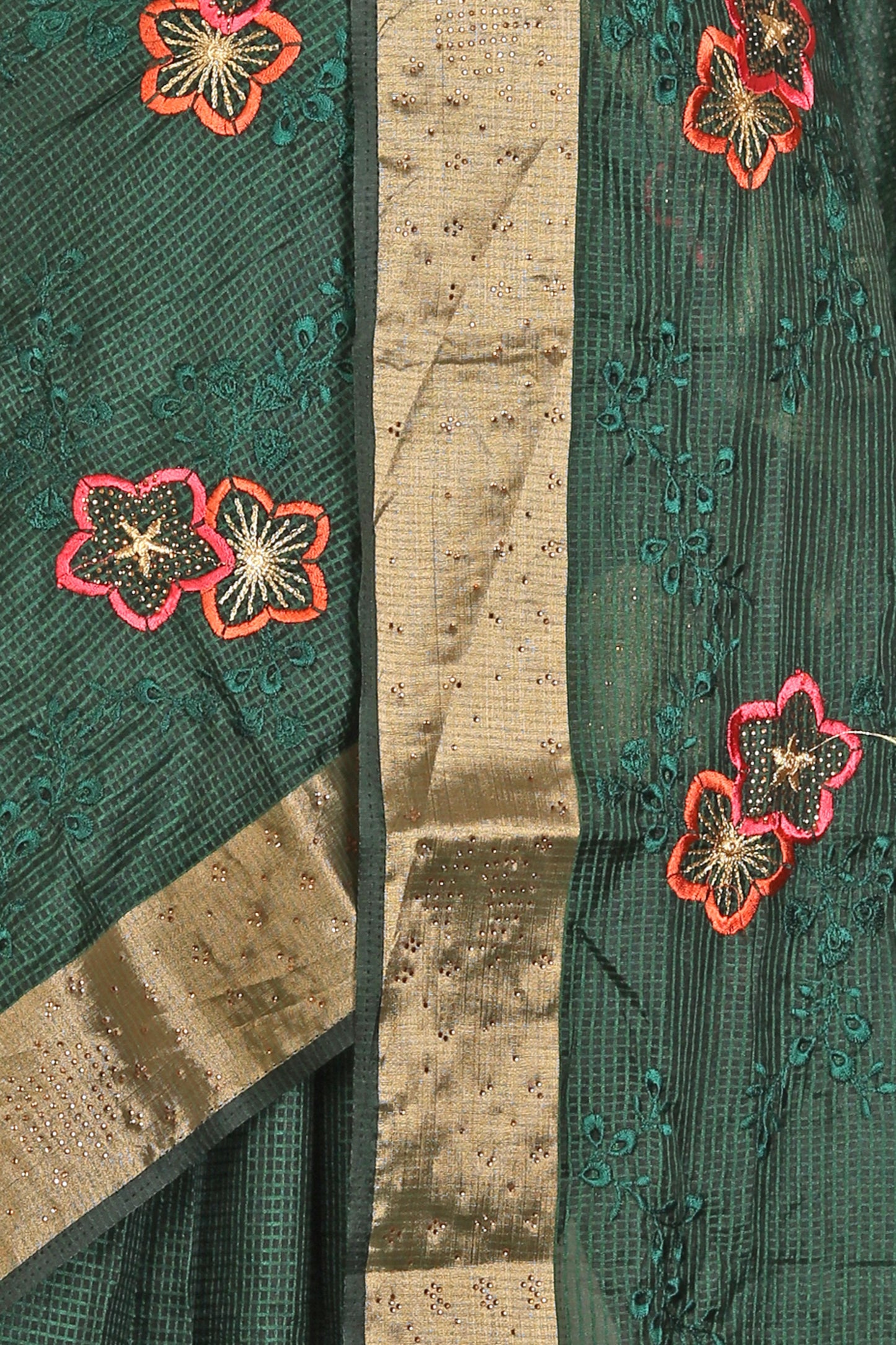 Chanderi Silk Saree with stitched blouse in Germany