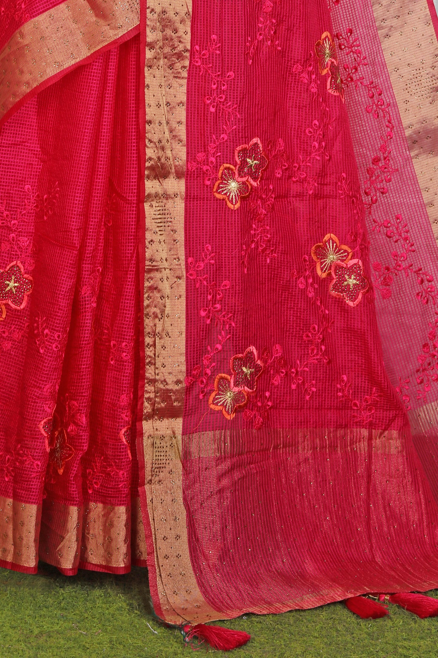 Beautiful Chanderi Silk Saree in Munich