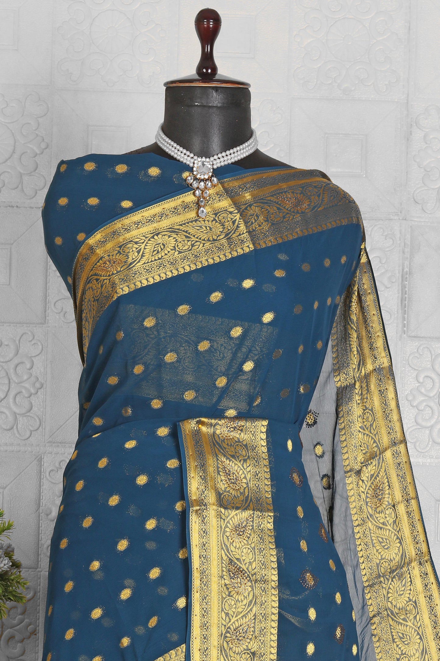 Chanderi Silk Saree in Germany