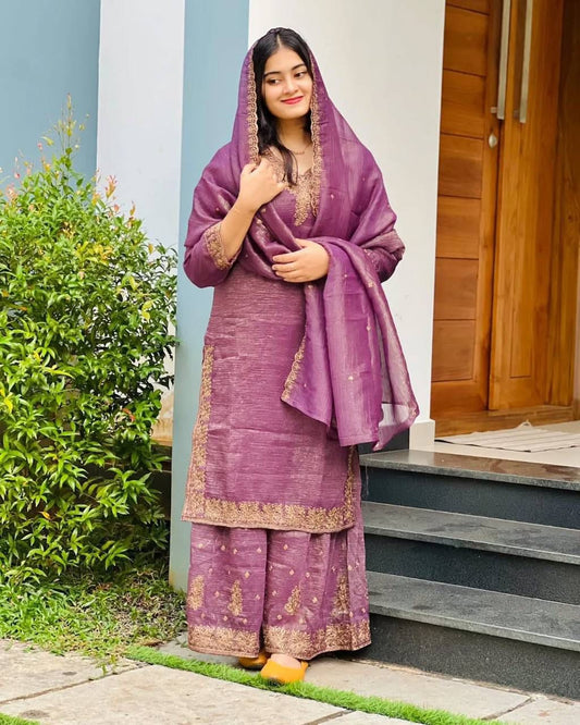New Designer Party Wear Look Top-Dupatta and Fully Stiched Bottom in Munich