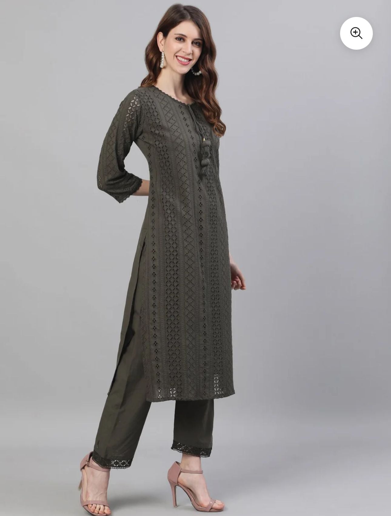 Self Design Kurta with Trousers & Dupatta in Germany