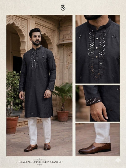 BLACK KURTA PAJAMA IN GERMANY