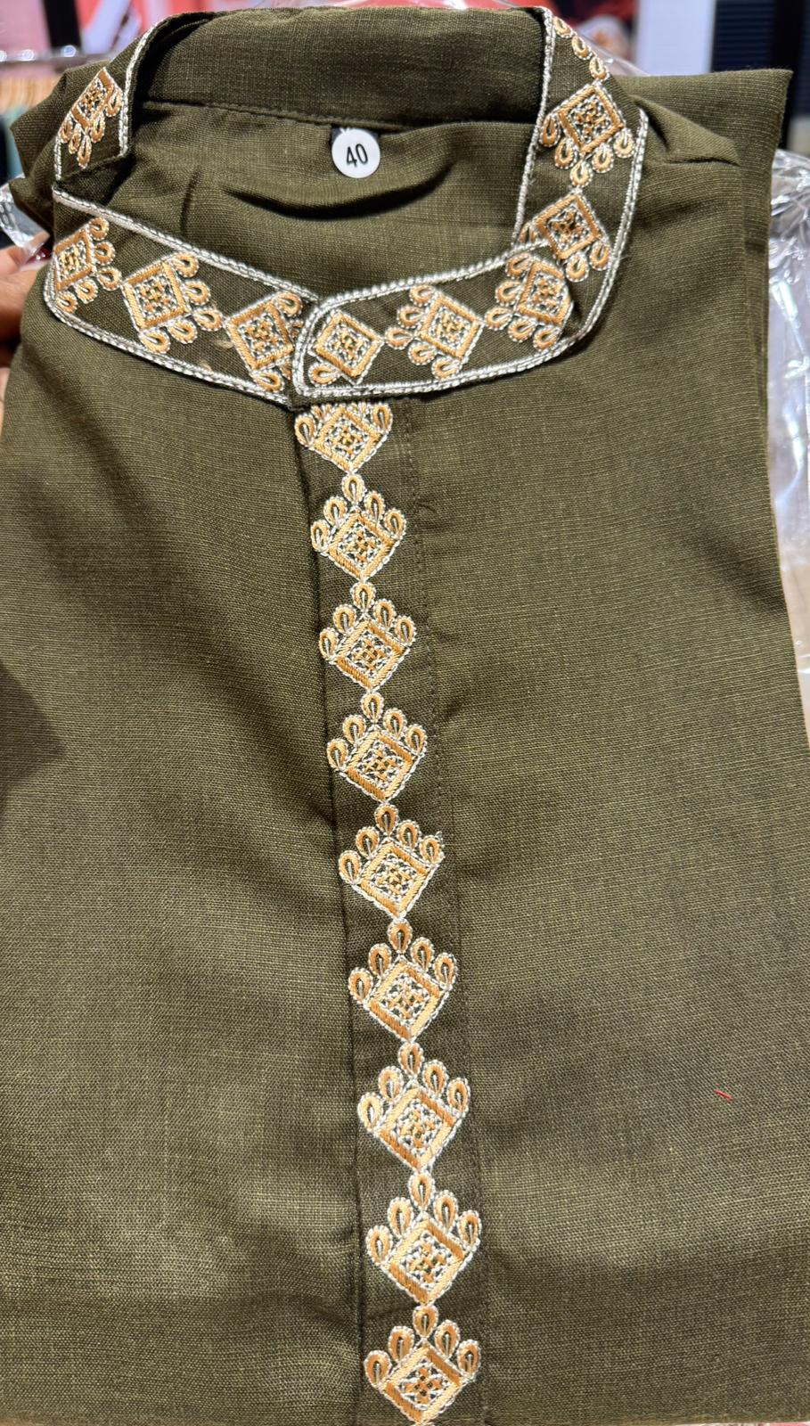 Mens Kurta Designer Magic Cotton Slub Kurta Payjama in Berlin