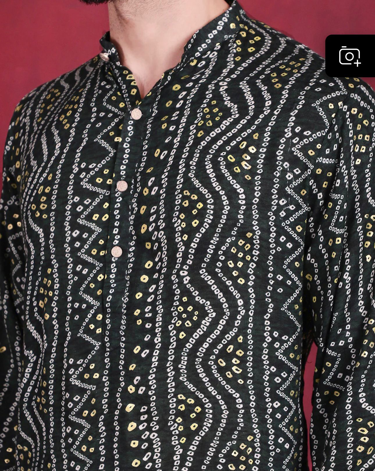 Men's ethnic printed kurta with Pajama in Berlin