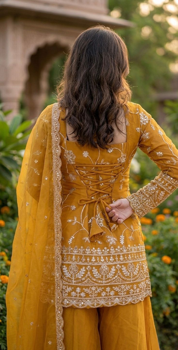 Embroidery Sequence Worked Top-Plazzo And Dupatta Set in Berlin