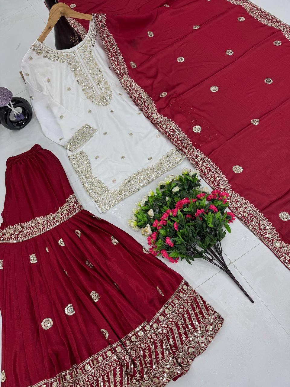 PARTY WEAR EID SPECIAL SHARARA SET IN BERLIN