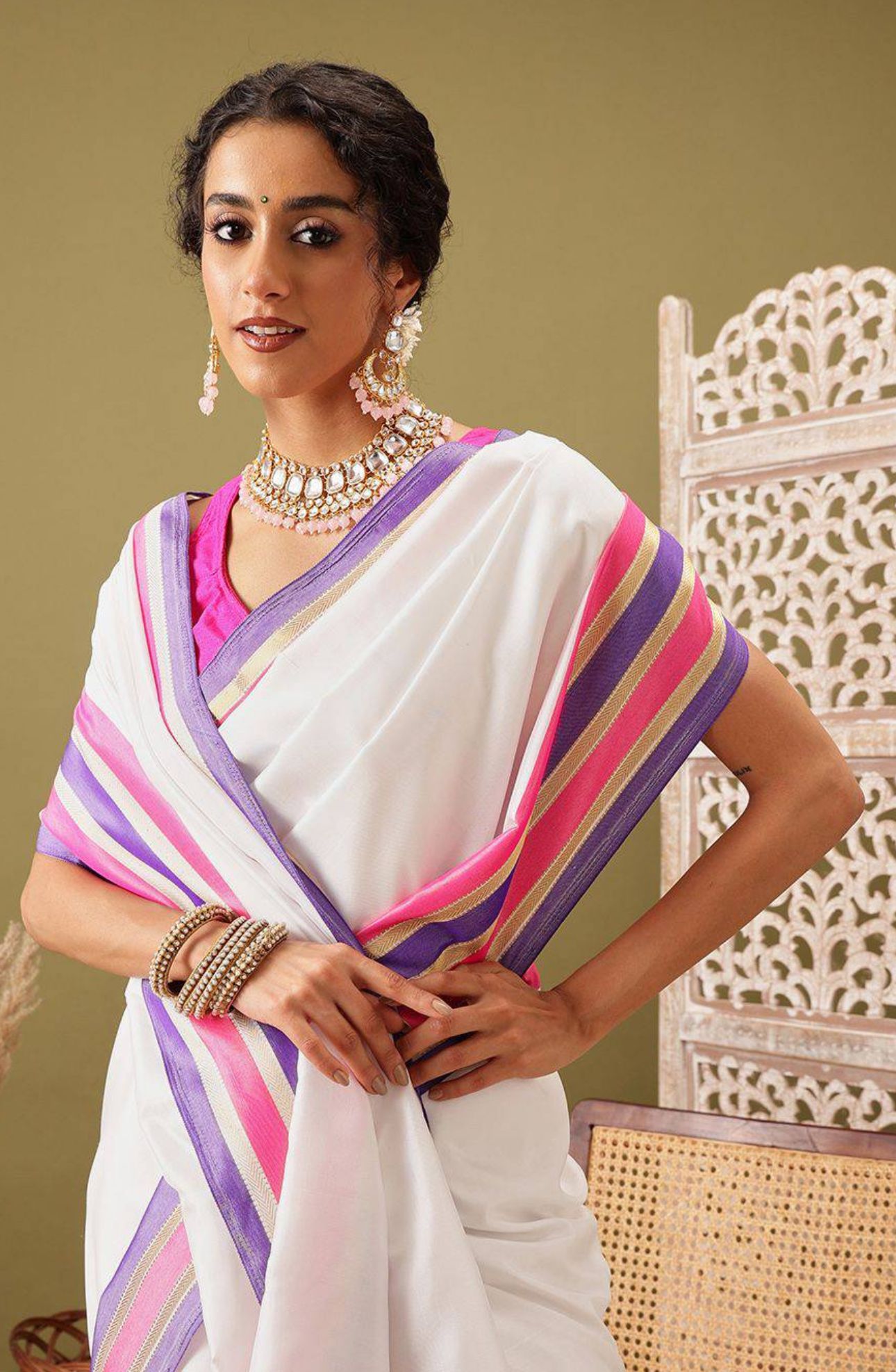 Zari Kasavu Saree in Berlin(Onam Saree)