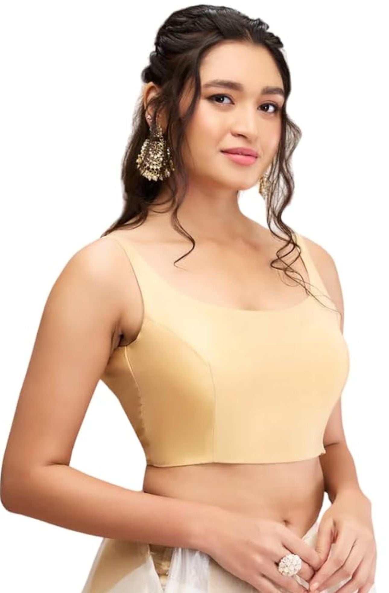 Golden Women Women Back Open Blouse in Germany