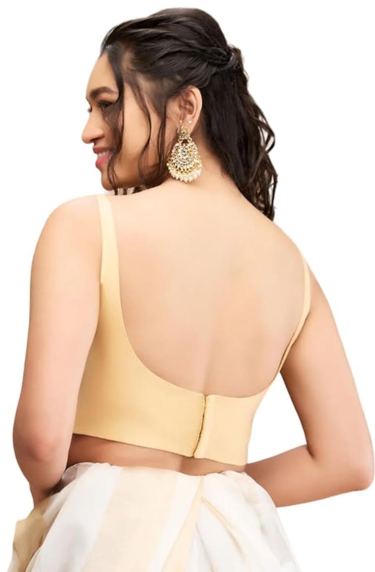 Golden Women Women Back Open Blouse in Germany