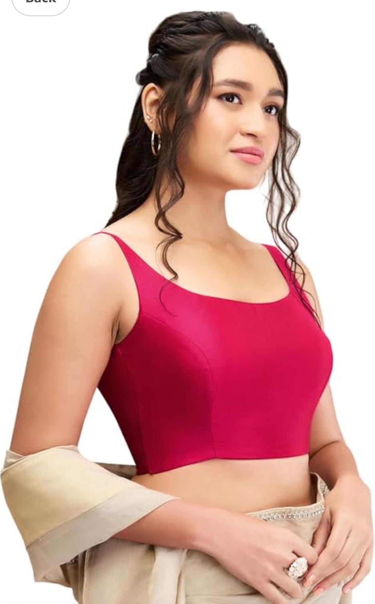 Pink Women Women Back Open Blouse in Germany