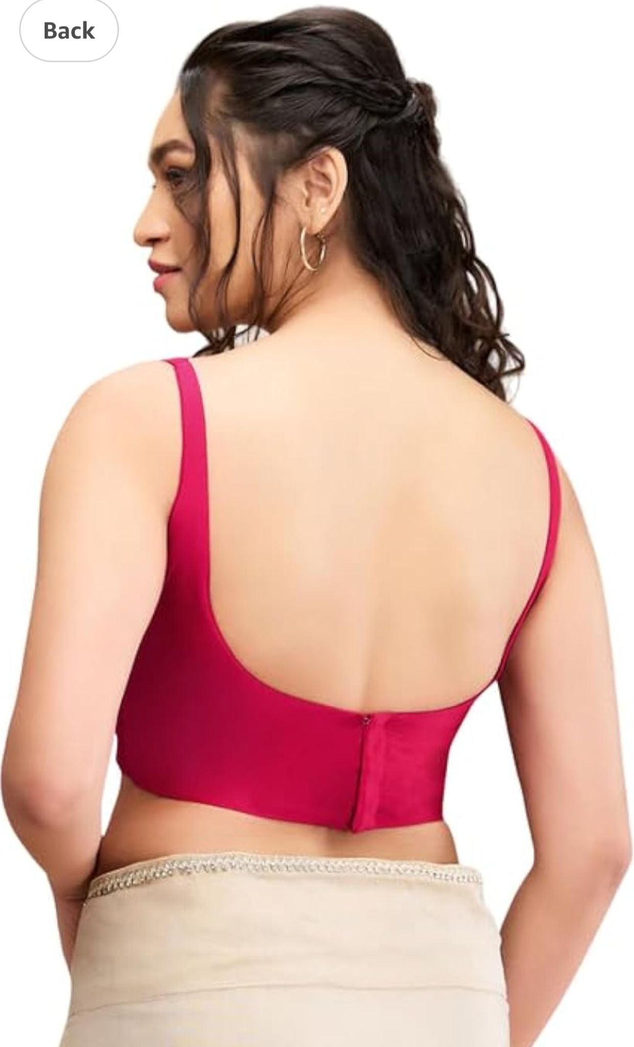 Pink Women Women Back Open Blouse in Germany