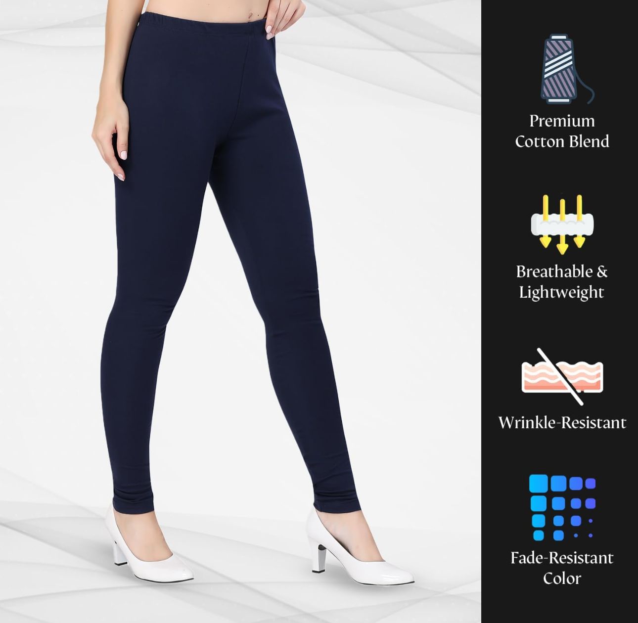 Navy blue Indian Churidar Ethnic Wear Legging In Germany