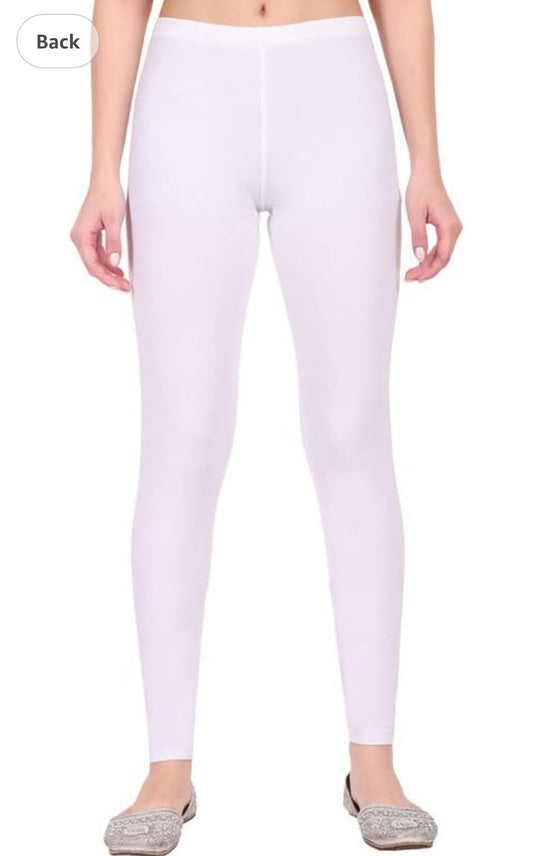 White Indian Churidar Ethnic Wear Legging In Germany