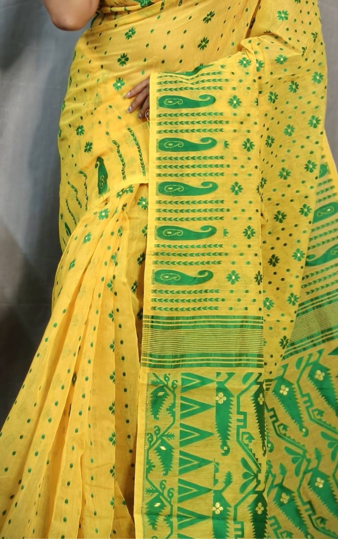 Woven Design Pure Cotton Jamdani Saree in Germany