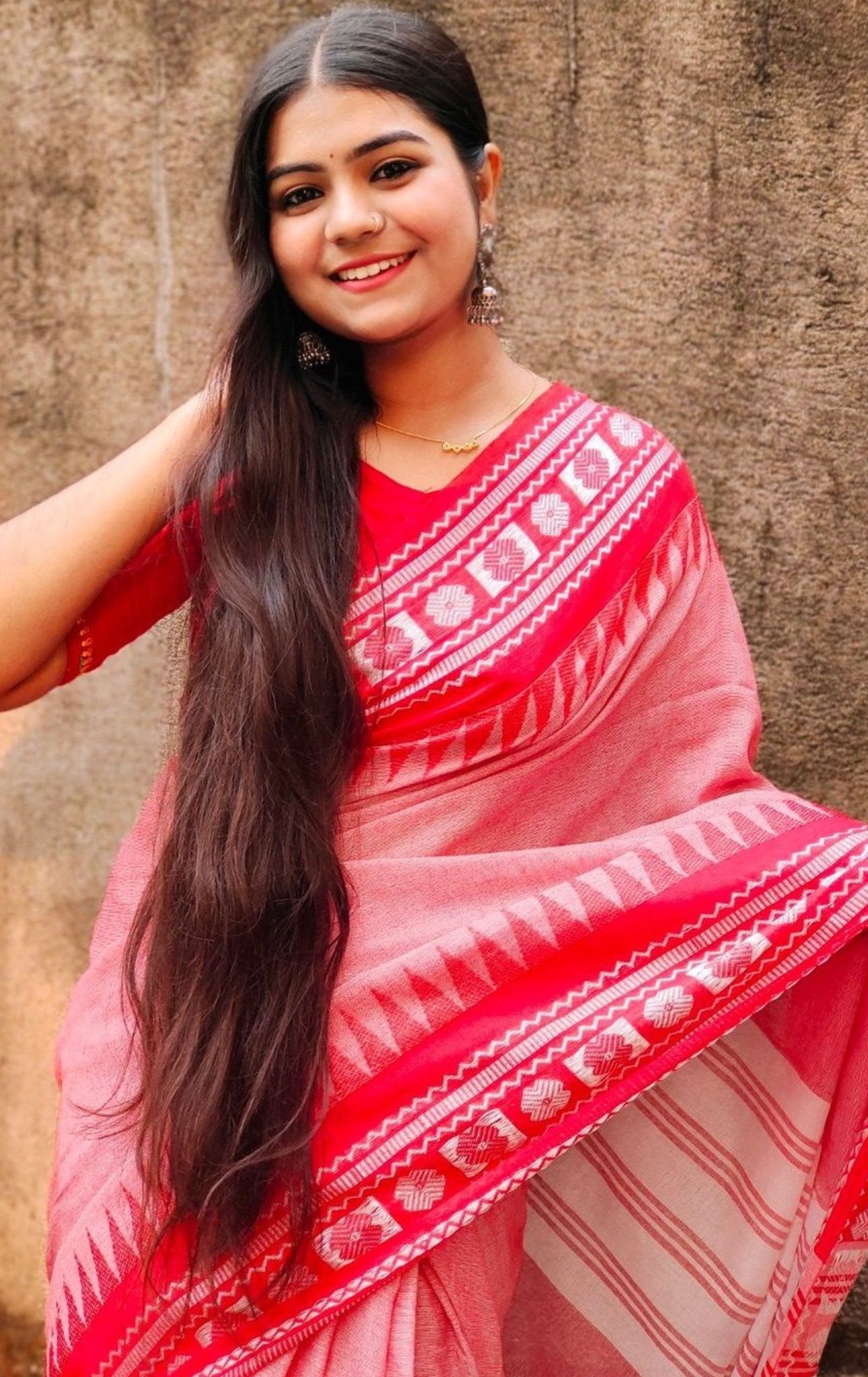 Ethnic Motifs Woven Design Khadi Saree in Berlin