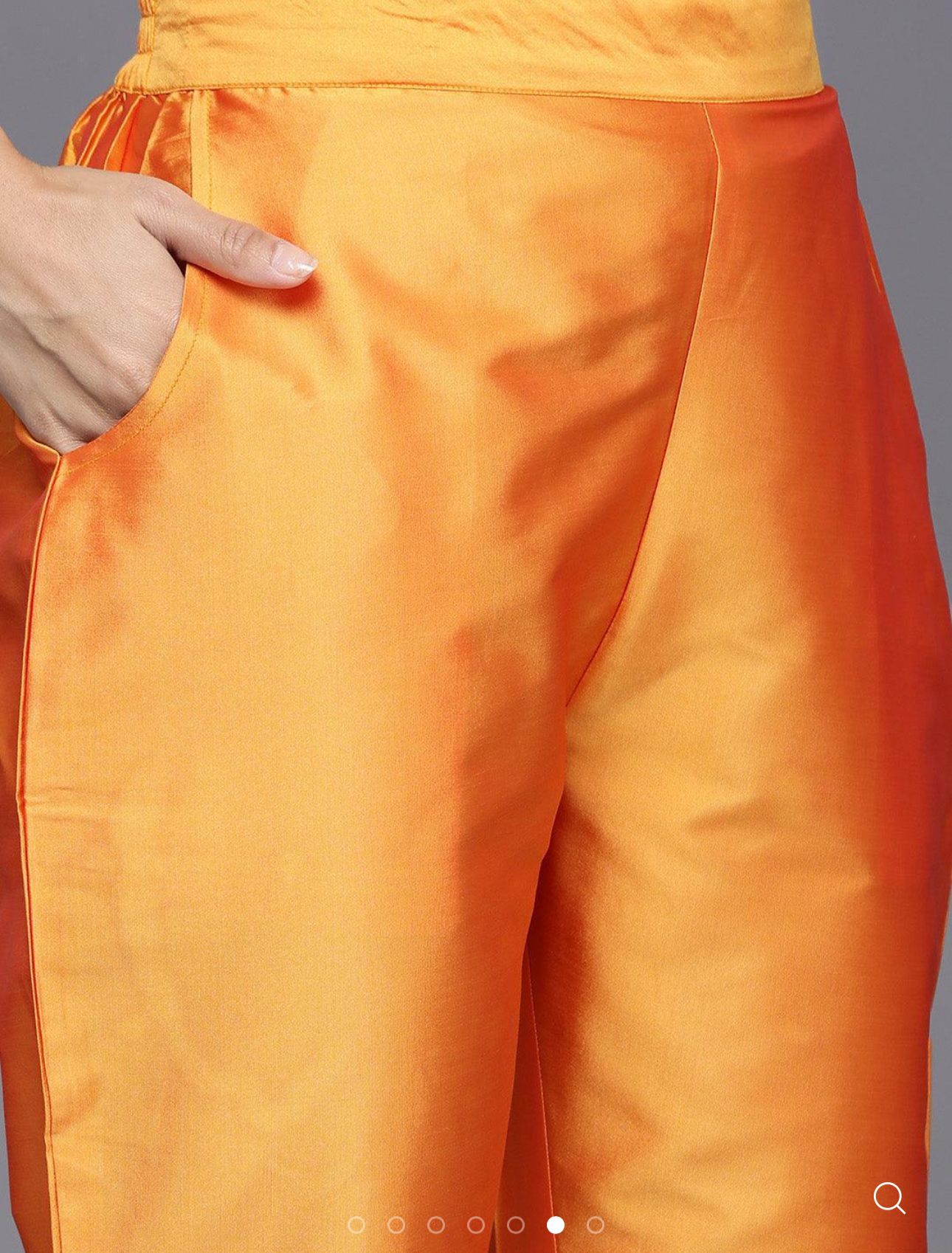 Yellow Yoke Design Silk Blend Straight Kurta With Trousers & Dupatta in Germany