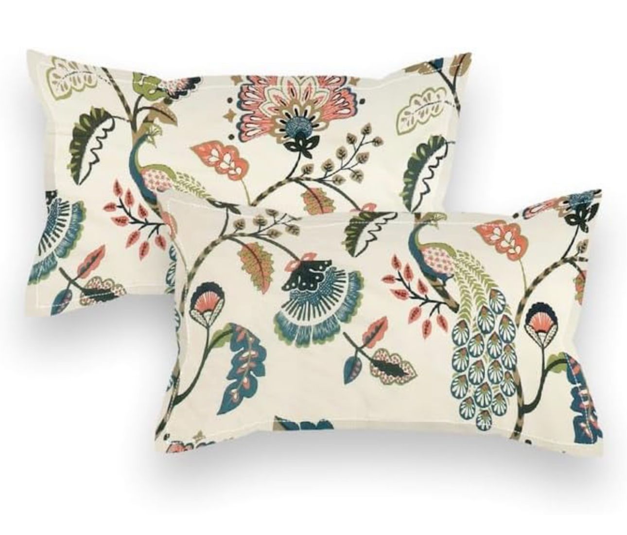 Floral Microfibre King Bedsheet with 2 Pillow Covers in Berlin