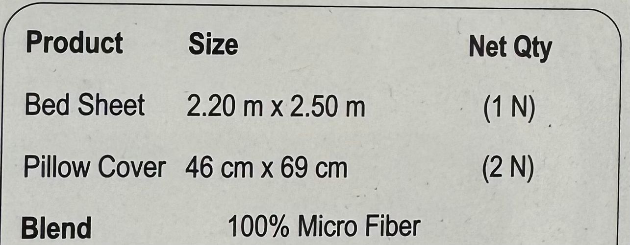 Cotton Blend Flat King Bedsheet in Berlin