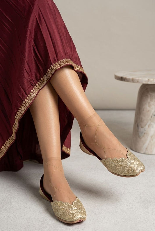 Women Mojari Soft Leather Ethnic Jutti, Flats Mojari for Girls in Germany