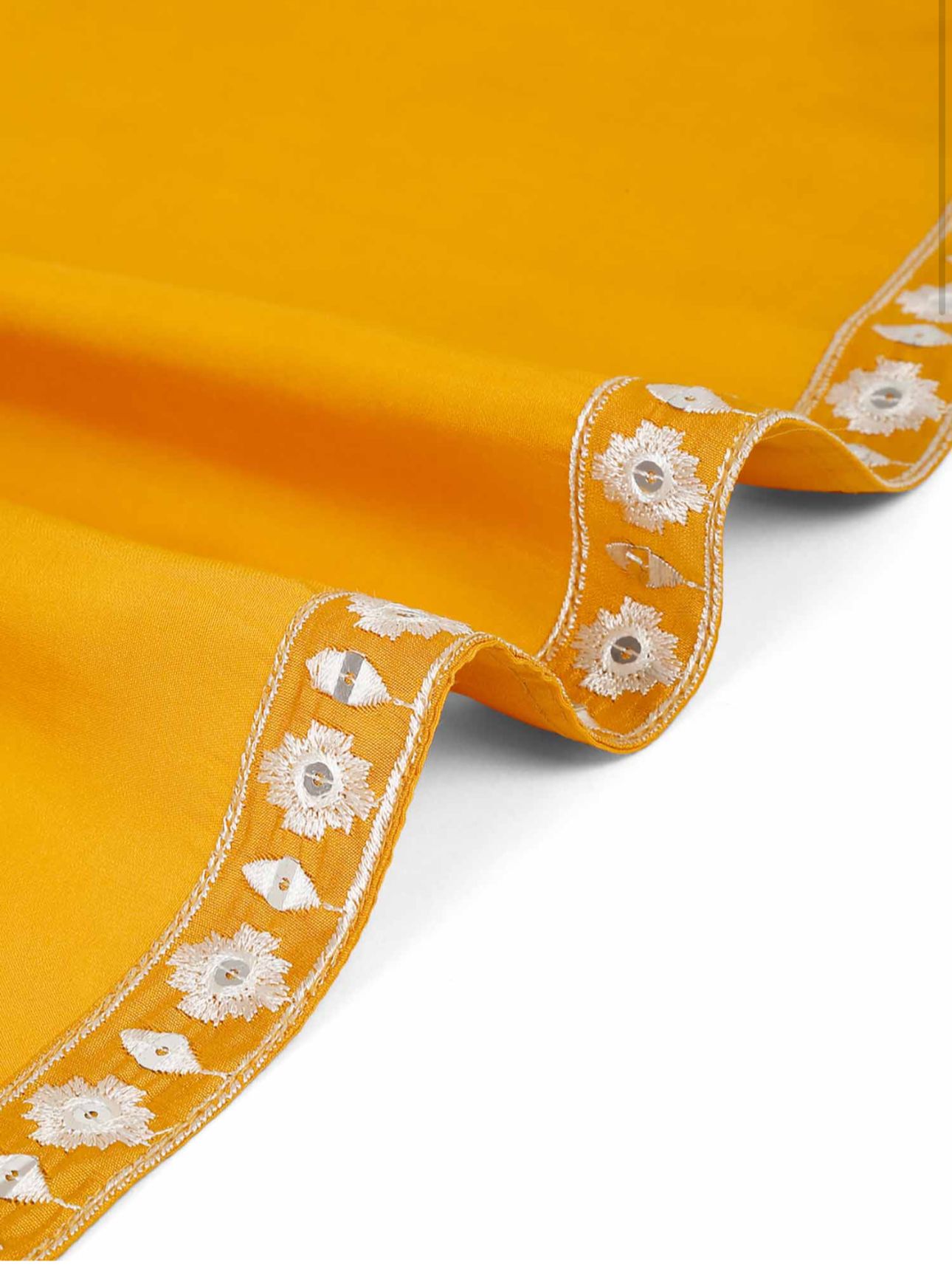 Men Yellow Embroidered Kurta with Trouser with Stole in Germany