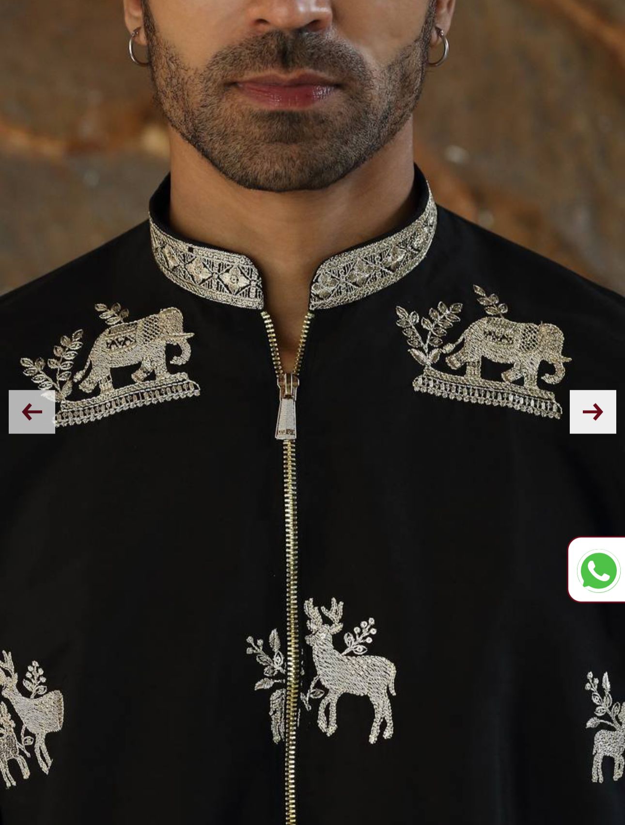 Cotton Silk Ethnic Motifs Embroidered Black Kurta With Trouser Pant in Germany