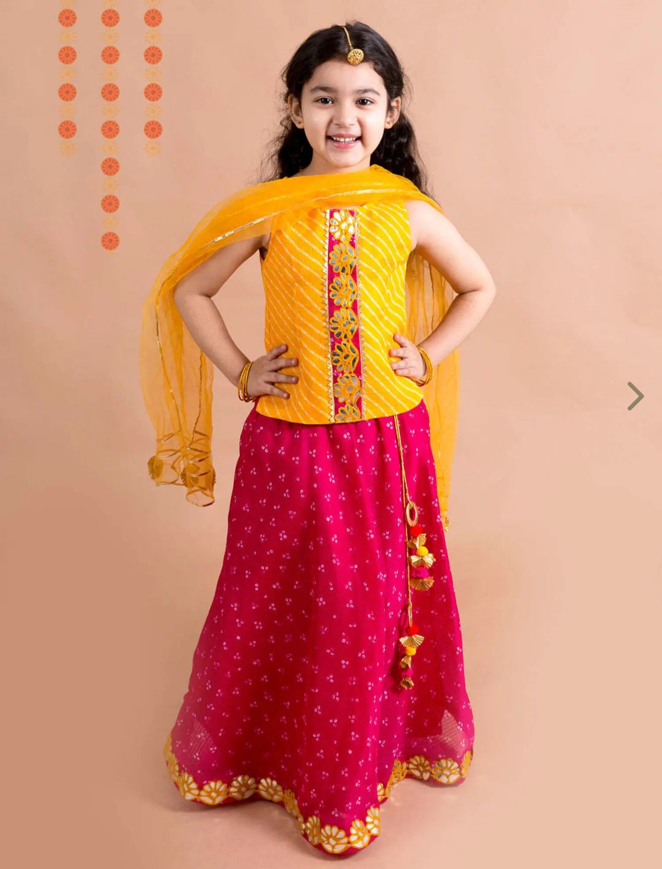 Girls Regular Fit Printed Lehenga Choli In Germany