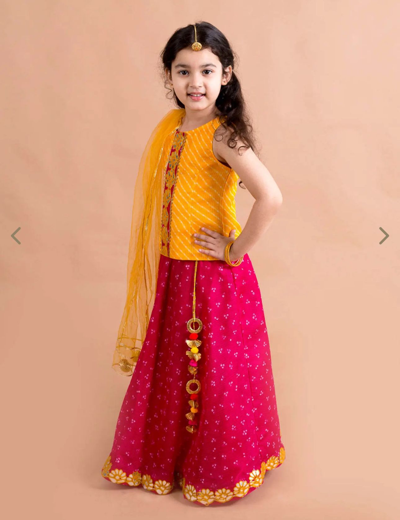 Girls Regular Fit Printed Lehenga Choli In Germany