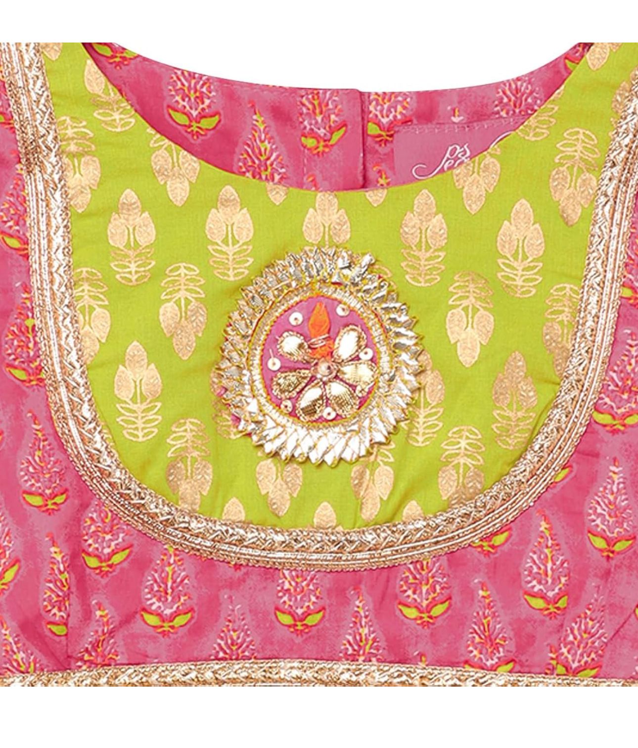 Girls Cotton Readymade Ethnic Lehenga Set in Berlin
