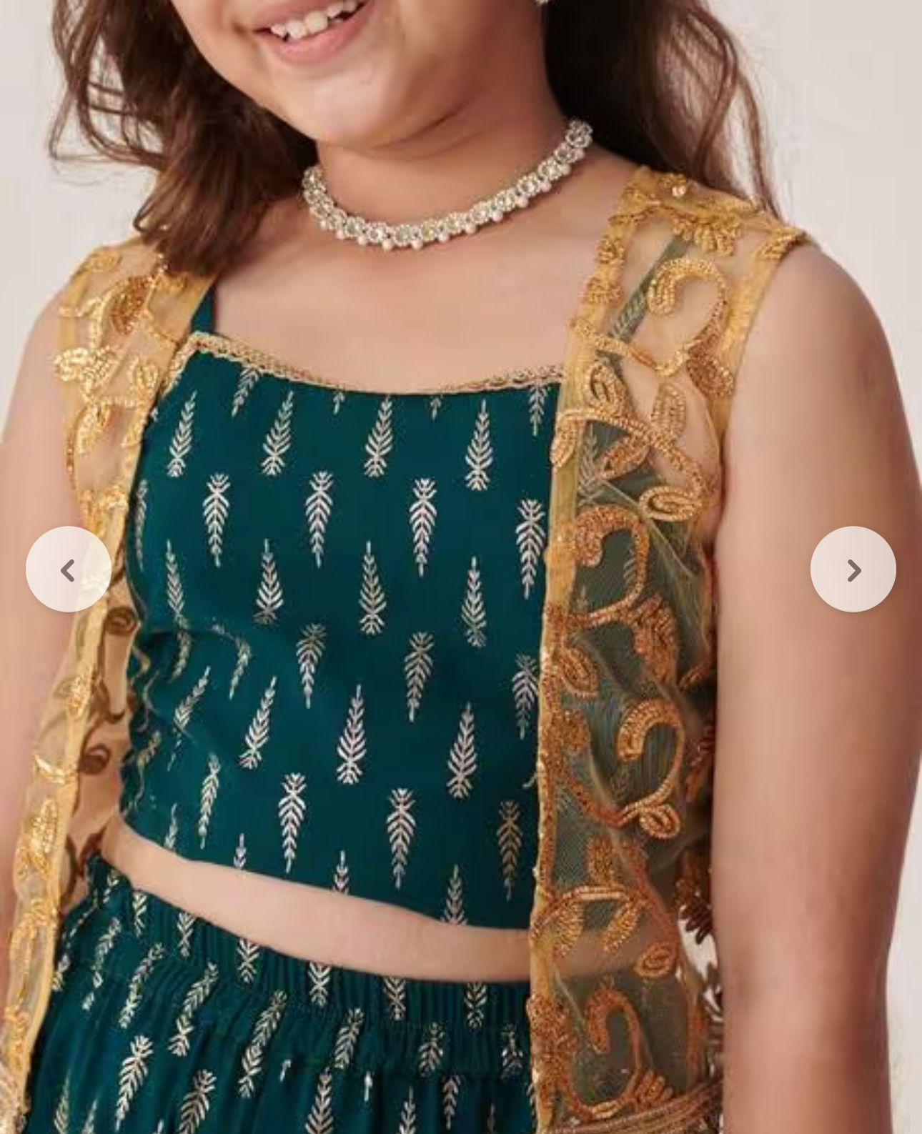 Girls Embroidered 3-Piece Kurta Set in Berlin